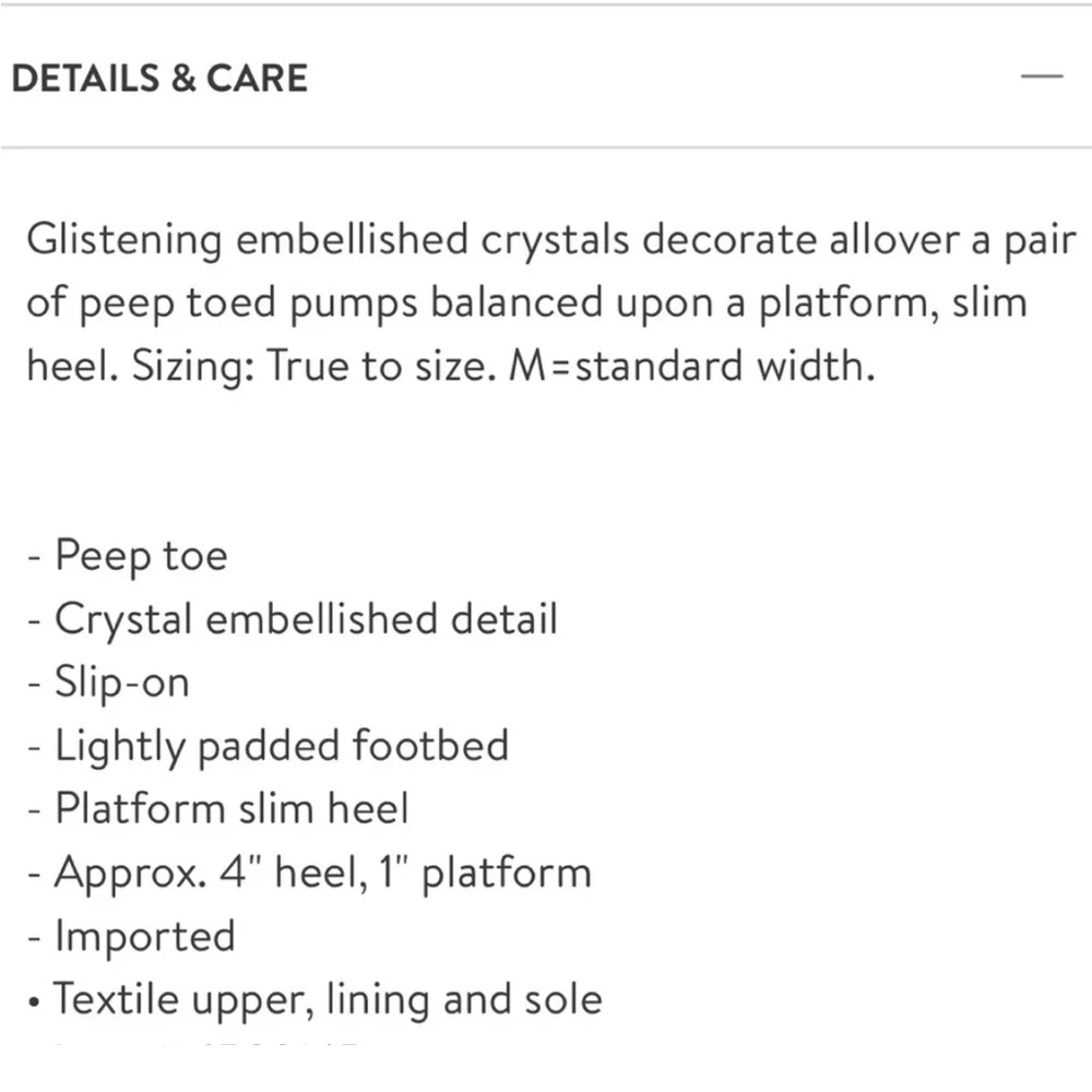 Lauren Lorraine Crystal Platform Heels
